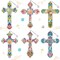 6 Pcs Cross 5D Diamond Art Kit for Adults – DIY Crystal Diamond Painting Bookmarks, Christmas & Religious Gifts for Christians, Home & Office Craft, 6 Styles